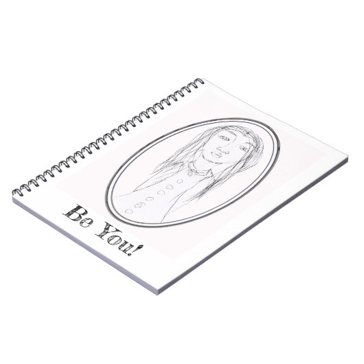 Big Ead Face (MondPixie) Notizblock (Linke Seite)