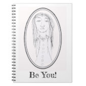 Big Ead Face (MondPixie) Notizblock (Vorderseite)