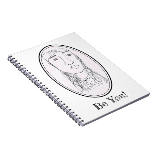 Big Ead Face (Summer Design) Notizblock (Rechte Seite)