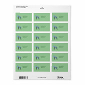 Big Eagle Address Label Adressaufkleber (Vorne)