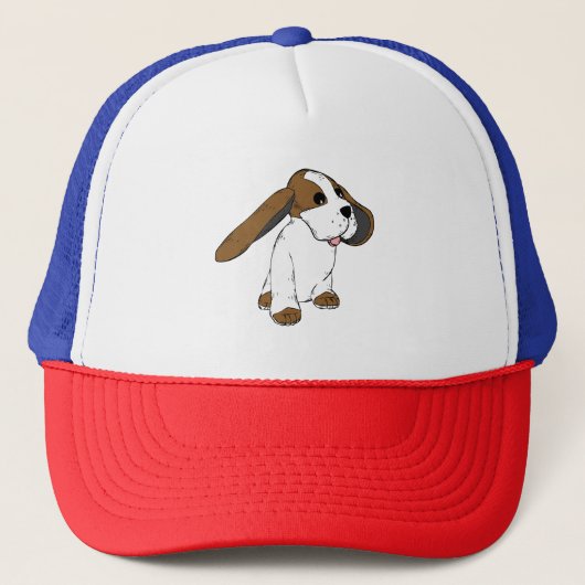 Big Earred Dog Truckerkappe (Vorderseite)