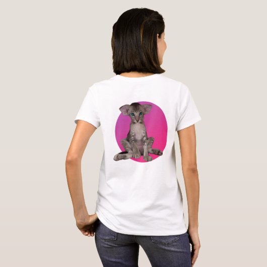 Big Ears Kitty T-Shirt (Schwarz voll)