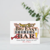 Big-Easy-Bar-3-[konvertiert] Postkarte (Stehend Vorderseite)