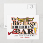 Big-Easy-Bar-3-[konvertiert] Postkarte (Vorne/Hinten)