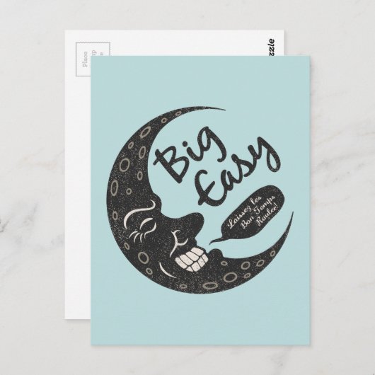 Big Easy Crescent Postkarte (Vorne/Hinten)