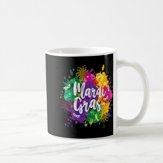 Big Easy Vibes Mardi Gras Fat Tuesday New Orleans Kaffeetasse (Rechts)