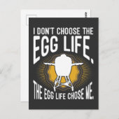 Big Egg Smoker Funny GRILLEN Rauchen Postkarte (Vorne/Hinten)
