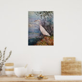 Big Egret Poster (Küche)