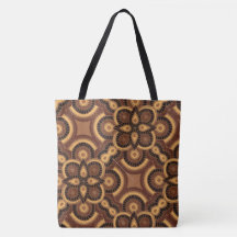 Big Ethnic Geometric Tote Bag