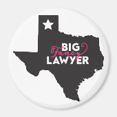 Big Extravagant Texas Lawyer Magnet (Vorne)