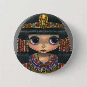 Big Eye Cleopatra Girl Doll Niedlich Button