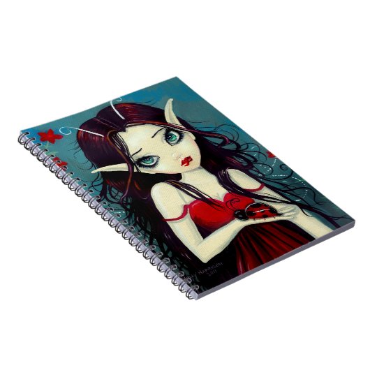 Big Eye Fairy und Ladybug Notebook Notizblock (Rechte Seite)