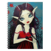 Big Eye Fairy und Ladybug Notebook Notizblock (Vorderseite)