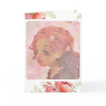 Big Eye Girl - Seelenvolle Geburtstagskarte