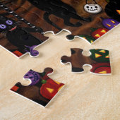 Big Eye Grinsen Halloween Pumpkin Puzzle (Seite)