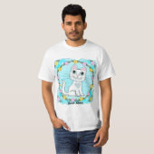 Big Eye Kitten Cat T-Shirt (Vorne ganz)