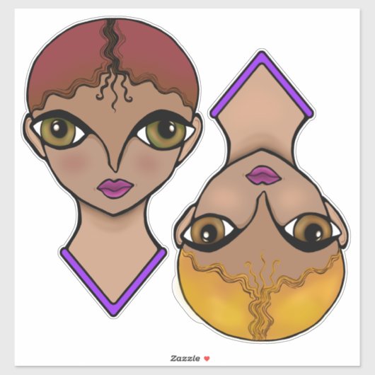 Big Eyes Aufkleber (Blatt)