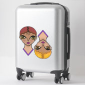 Big Eyes Aufkleber (Koffer)