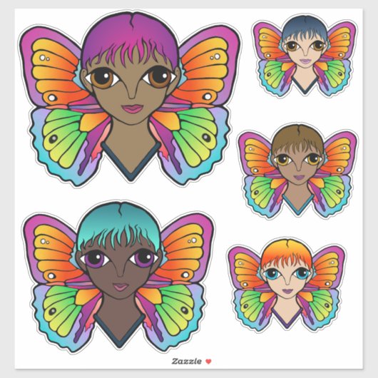 Big Eyes Aufkleber (Blatt)