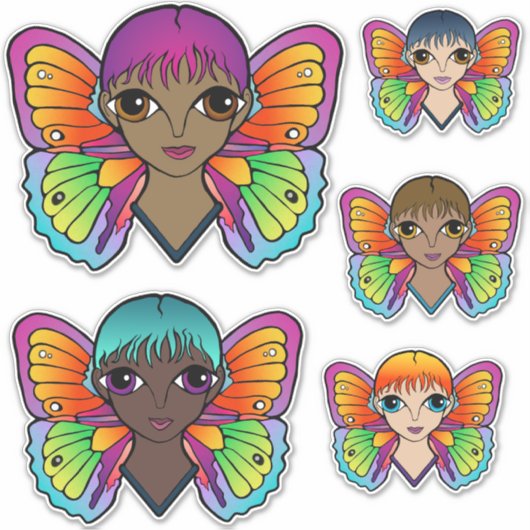 Big Eyes Aufkleber (Vorderseite)