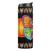 Big Eyes & Butterfly Flügel Thermosbecher (Nach links gedreht)