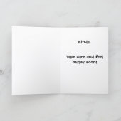 BIG EYES Respect Scale Privacy Get Well #2 SCD-3 Karte (Innenseite)