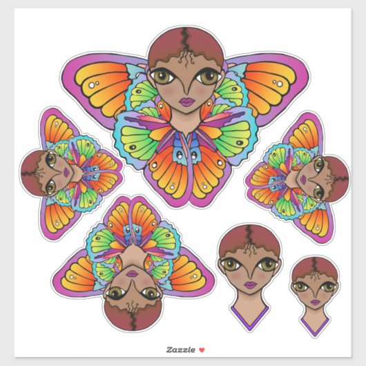 Big Eyes Sticker (Blatt)