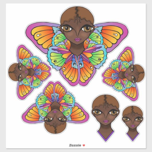 Big Eyes Sticker (Blatt)