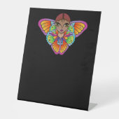 Big Eyes Sticker Sockelschild (Vorderseite)