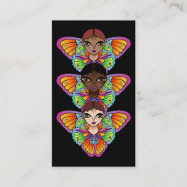 Big Eyes Sticker Visitenkarte