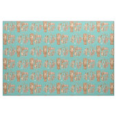 Big Eyes Tiki mit Vögeln Stoff (Fat Quarter (45,7 x 55,9 cm))
