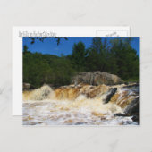 Big Falls Postcard Postkarte (Vorne/Hinten)