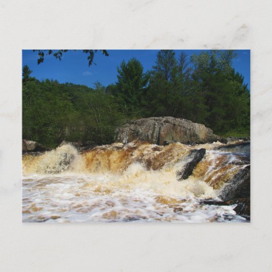 Big Falls Postcard Postkarte (Vorderseite)