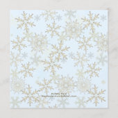 Big Family Weihnachtsmenü Vorlage (Rückseite)