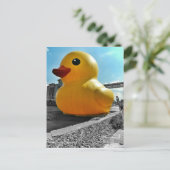 Big Famous Rubber Duck in Erie PA Postkarte (Stehend Vorderseite)
