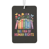 Big Fan Of Human Rights Autolufterfrischer (Rückseite)