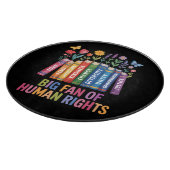 Big Fan Of Human Rights  Schneidebrett (Ecke)