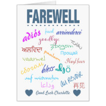 Big Farewell Auf Wiedersehen Verlassend