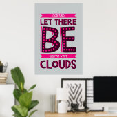 Big Fat Clouds Premium Poster (Heimbüro)