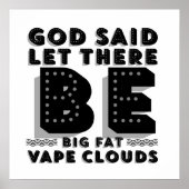 Big Fat Clouds Premium Poster (Vorne)
