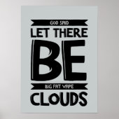 Big Fat Clouds Premium Poster (Vorne)