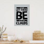Big Fat Clouds Premium Poster (Küche)