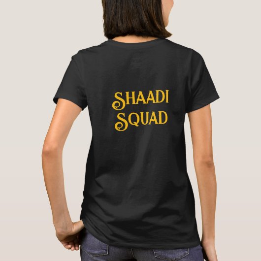 Big Fat Desi Wedding, South Asian Shaadi T-Shirt (Rückseite)