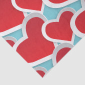 Big Fat Hört in einem sich wiederholenden Muster Seidenpapier (Detail)