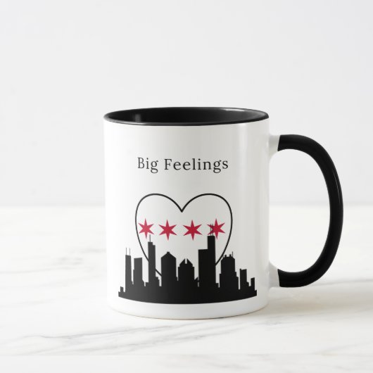 Big Feelings Chicago Skyline Mug Tasse (Rechts)