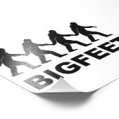 Big Feet Bigfoot Fotodruck (Ecke)