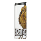 BIG FEIND Alpha Löwenkönig der Wildnis Thermosbecher (Nach links gedreht)