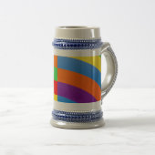 BIG FETTBÜHNE STREIFEN KREISE BIERGLAS (VorderseiteRechts)