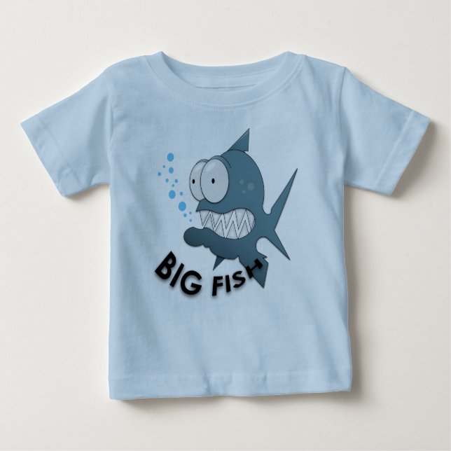 Big Fish - Baby Fine Jersey T - Shirt (Vorderseite)