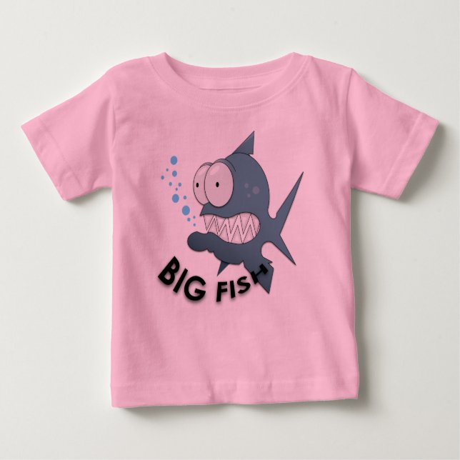 Big Fish - Baby Fine Jersey T - Shirt (Vorderseite)